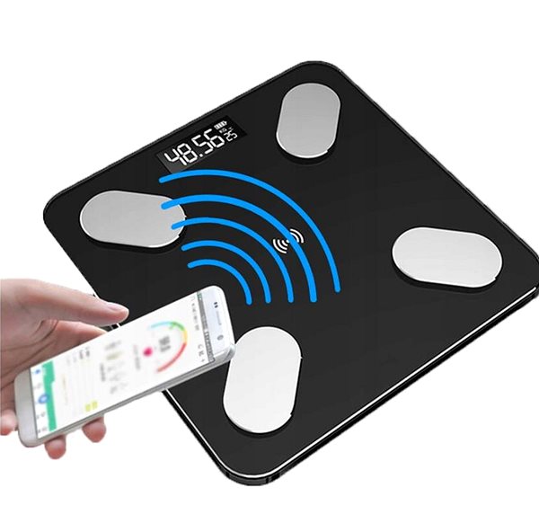 Személymérleg Leventi analitikai személyi bluetooth mérleg ...