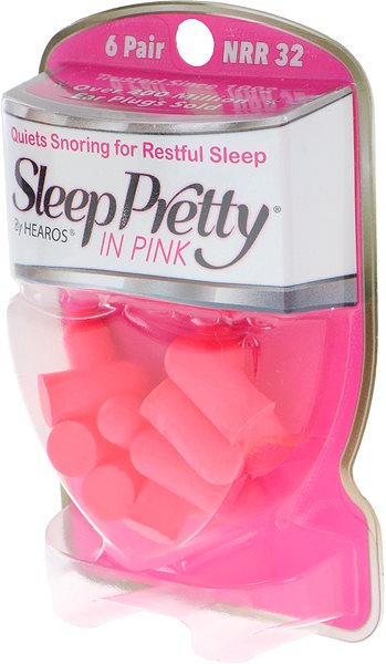 Füldugó HEAROS Sleep Pretty in Pink Ear Plugs NRR 32db 6 Pairs ...