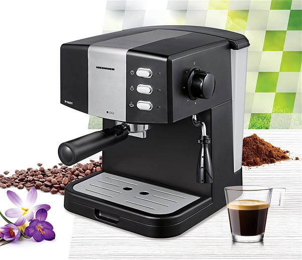 Lever Coffee Machine Heinner HEM-850BKSL Lifestyle