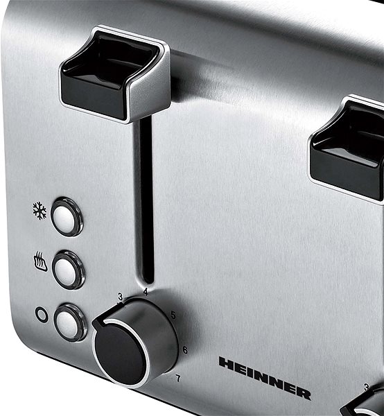 Toaster Heinner HTP-1400BKSS Mermale/Technologie