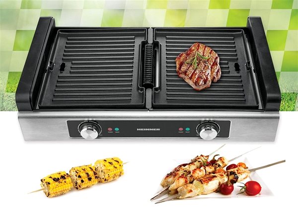 Electric Grill Heinner HSEG-1800SS Lifestyle