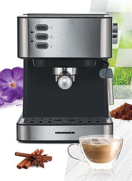 Lever Coffee Machine Heinner HEM-B2016BKS Lifestyle