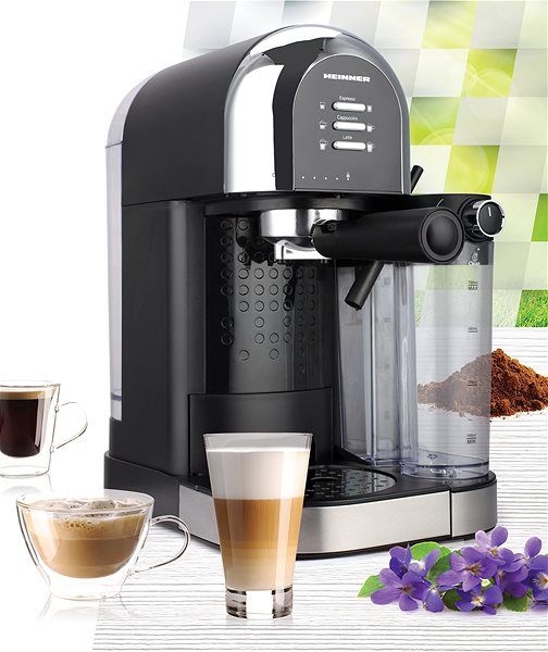 Lever Coffee Machine Heinner HEM-DL1470BK Lifestyle