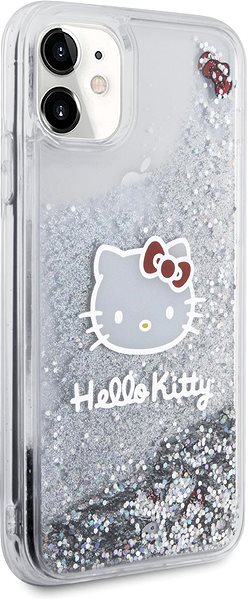 Telefon tok Hello Kitty Liquid Glitter Electroplating Head Logo iPhone 11 átlátszó tok ...