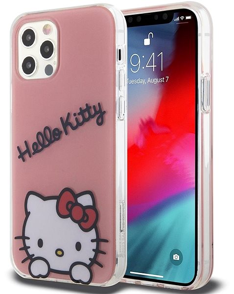 Handyhülle Hello Kitty IML Daydreaming Logo Backcover für das iPhone 12/12 Pro Pink ...