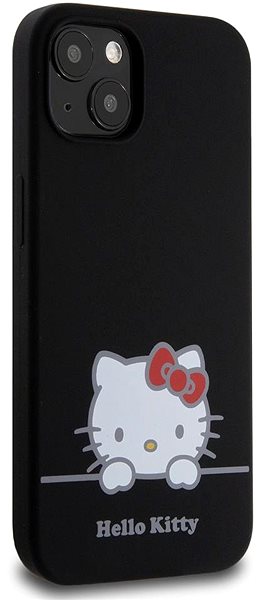 Handyhülle Hello Kitty Liquid Silicone Daydreaming Logo Backcover für das iPhone 13 Black ...