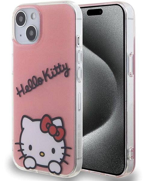Telefon tok Hello Kitty IML Daydreaming Logo iPhone 13 rózsaszín tok ...