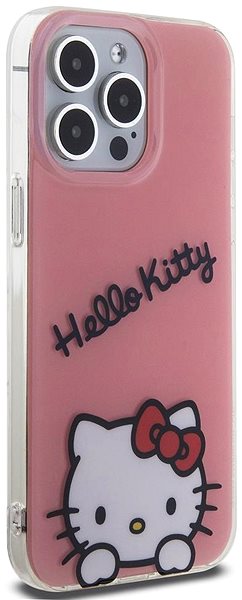 Kryt na mobil Hello Kitty IML Daydreaming Logo Zadný Kryt na iPhone 15 Pro Max Pink ...