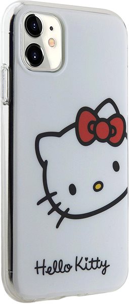 Kryt na mobil Hello Kitty IML Head Logo Zadný Kryt na iPhone 11 White ...