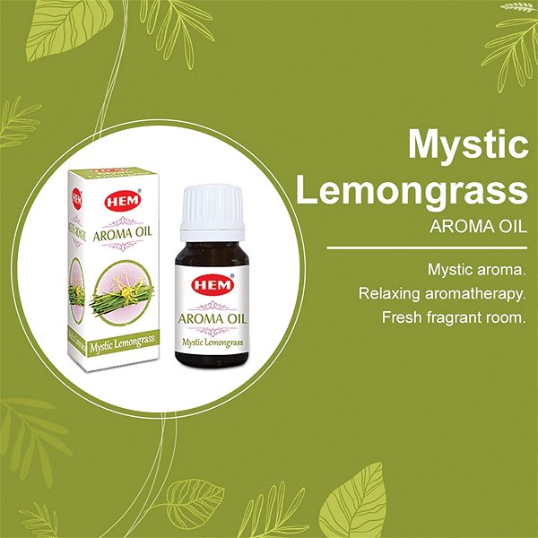 Essential oil HEM - Mystic Lemongrass Fragrance Oil 10 ml .