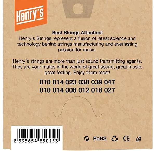 Struny Henry's Strings 12ST Bronze 10 47 ...