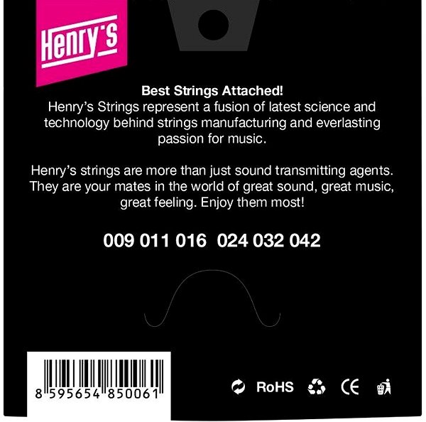 Struny Henry's Strings Nickel 09 42 ...