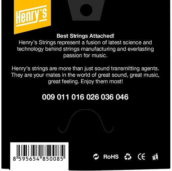 Struny Henry's Strings Nickel 09 46 ...