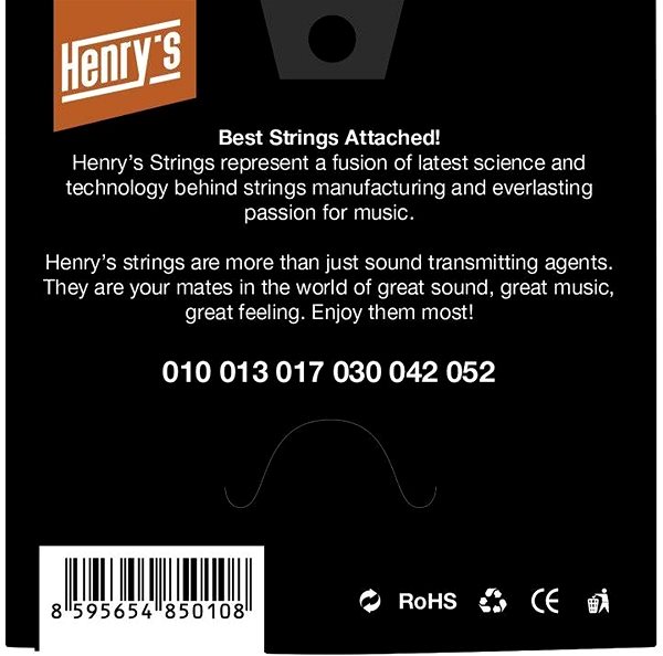 Struny Henry's Strings Nickel 10 52 ...