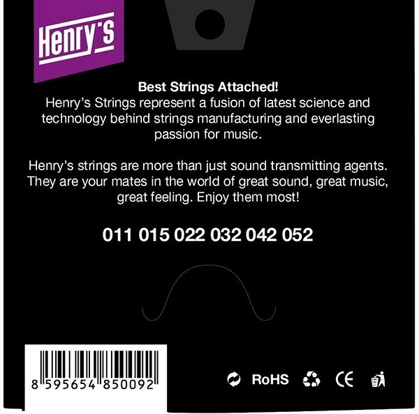 Struny Henry's Strings Nickel 11 52 ...