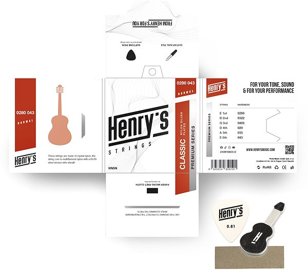 Húr Henry's Strings Nylon Silver 0280 043 HNSN ...
