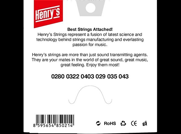 Struny Henry's Strings Nylon Silver 0280 043 HNSS ...