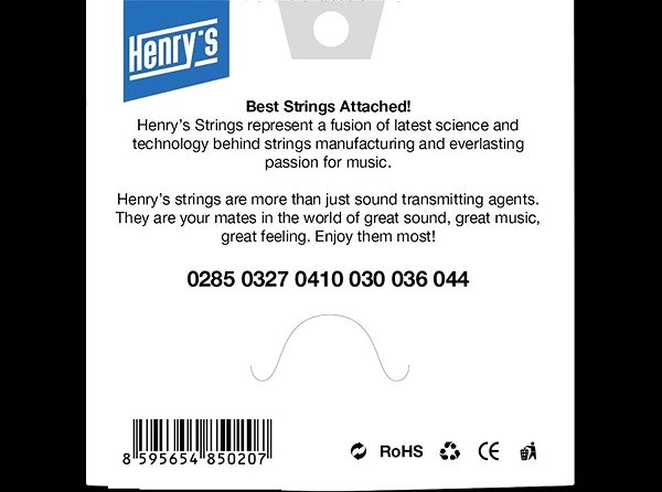 Struny Henry's Strings Nylon Silver 0285 044 ...