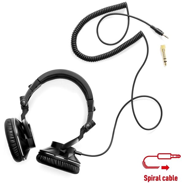 Headphones Hercules HDP DJ60 Connectivity (ports)