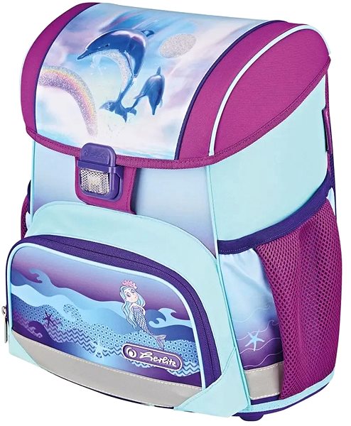 Aktovka HERLITZ Loop+ Školská taška, delfín, 16 l ...
