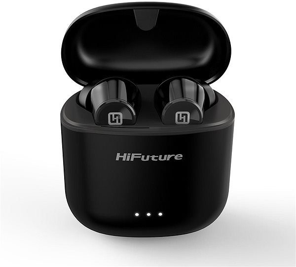 Kabellose Kopfhörer HiFuture FlyBuds Black Seitlicher Anblick