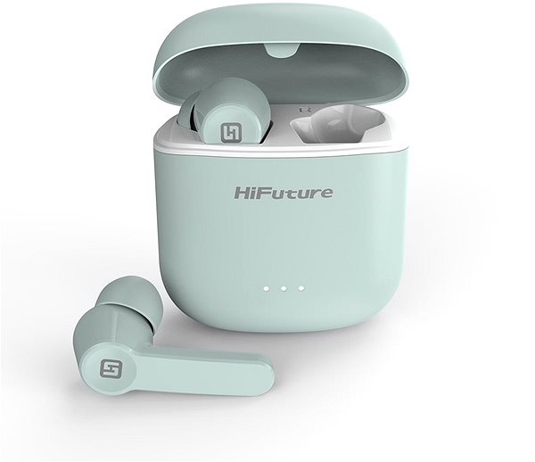 Wireless Headphones HiFuture FlyBuds, Green Screen