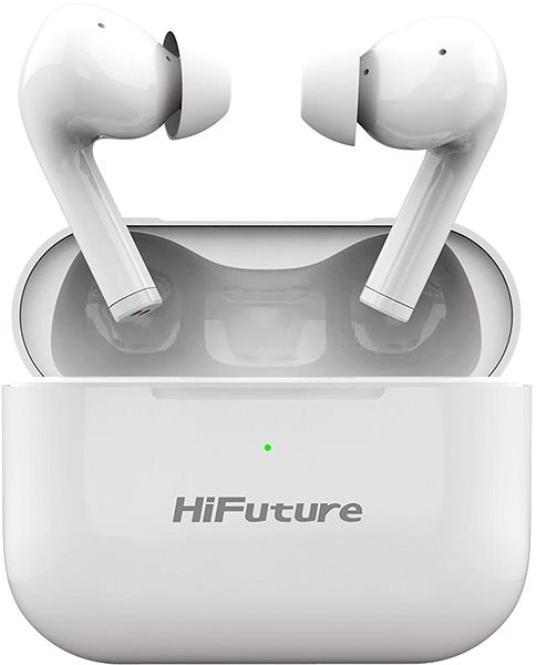 Wireless Headphones HiFuture TrueAir ANC, White Screen