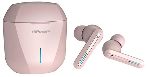 Wireless Headphones HiFuture Radge, Pink Screen