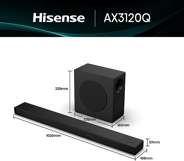 Hisense AX3120Q Soundbar .