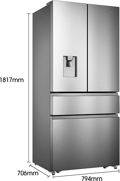 American Refrigerator HISENSE RF540N4WI1 Technical draft