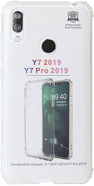 Kryt na mobil Hishell TPU Shockproof pre HUAWEI Y7 (2019) číry ...