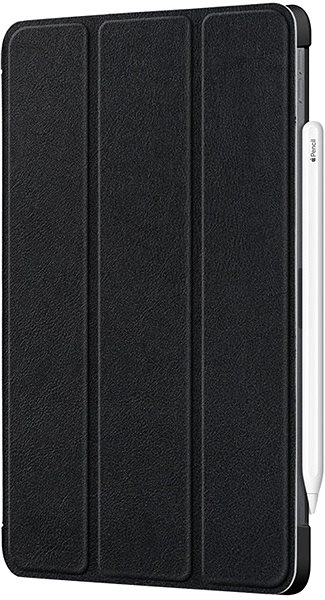 Tablet tok Hishell Protective Flip Cover iPad Air 10.9 2020 készülékre, fekete Lifestyle