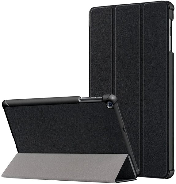 Tablet tok Hishell Protective Flip Cover  Samsung Galaxy Tab A 2019 10.1 készülékre, fekete Lifestyle
