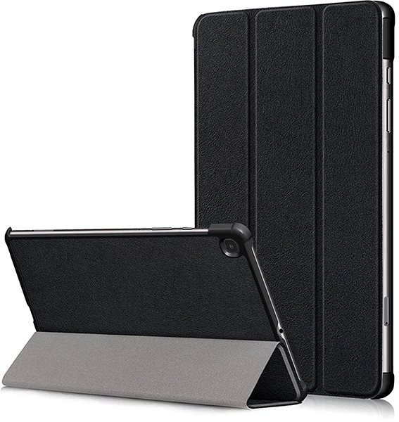 Tablet tok Hishell Protective Flip Cover Samsung Galaxy Tab S6 Lite készülékre, fekete Lifestyle