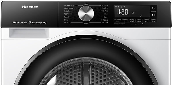 Szárítógép HISENSE DH3S802BW3 ...