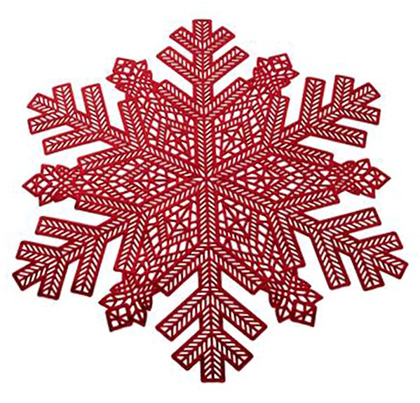 Tischsets HIT Tisch-Set Schneeflocke 38 cm ...