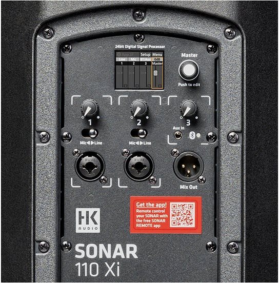 Speaker HK Audio SONAR 110 Xi Connectivity (ports)