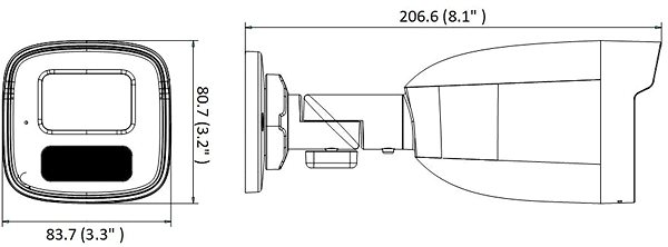 IP kamera HiLook IPC-B440H(C) 4 mm ...