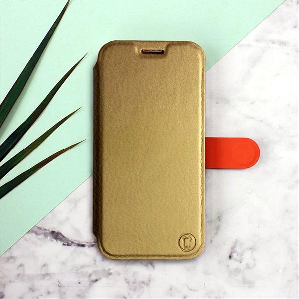 Pouzdro na mobil Mobiwear flip pro Xiaomi Poco C40 - Gold&Orange ...