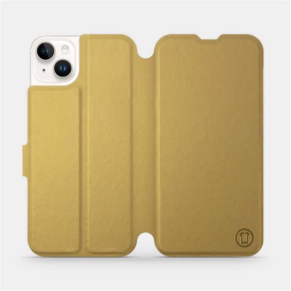 Pouzdro na mobil Mobiwear flip pro Apple iPhone 14 Plus - Gold&Orange ...