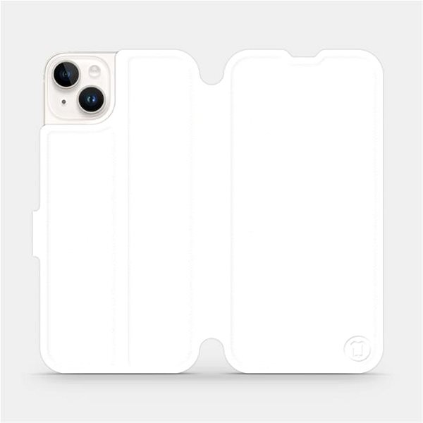 Pouzdro na mobil Mobiwear flip pro Apple iPhone 14 Plus - White&Gray ...