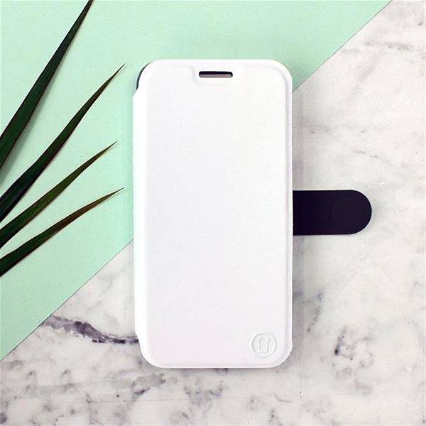 Pouzdro na mobil Mobiwear flip pro Apple iPhone 14 Plus - White&Gray ...