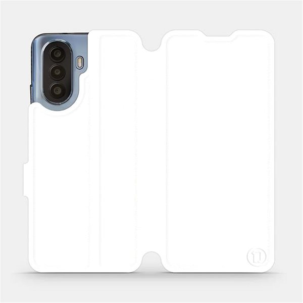 Puzdro na mobil Mobiwear flip na Huawei Nova Y70 - White&Gray ...