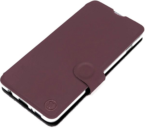 Puzdro na mobil Mobiwear Soft Touch flip na Xiaomi Redmi Note 12 Pro 5G – Bordové & Čierne ...