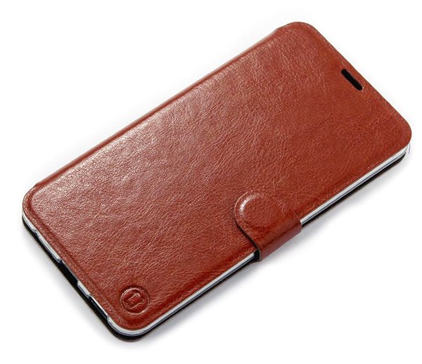 Pouzdro na mobil Mobiwear flip pro Samsung Galaxy A34 5G - Brown&Gray ...