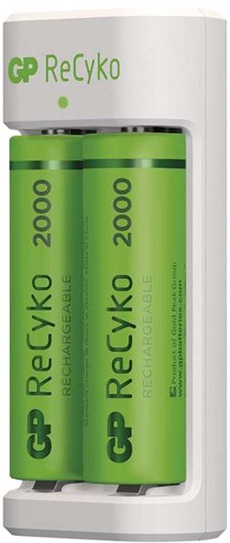 Akku-Ladegerät GP Eco E211 + 2 × AA ReCyko 2000 ...