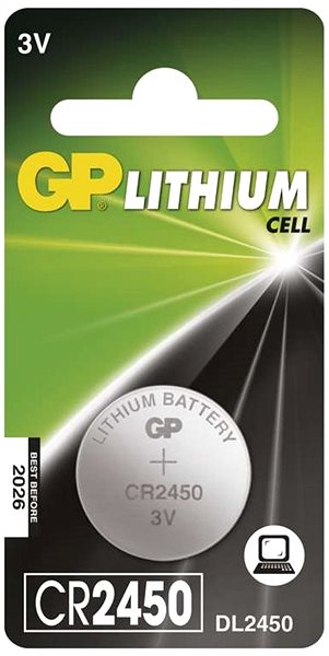 Knopfzelle GP Lithium-Knopfzelle GP CR2450 ...