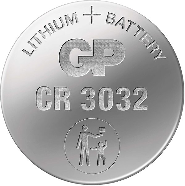 Knopfzelle GP Lithium Knopfzellen CR3032 - 1 Stück ...