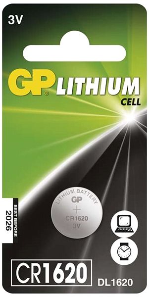 Knopfzelle GP Lithium-Knopfzelle GP CR1620 ...