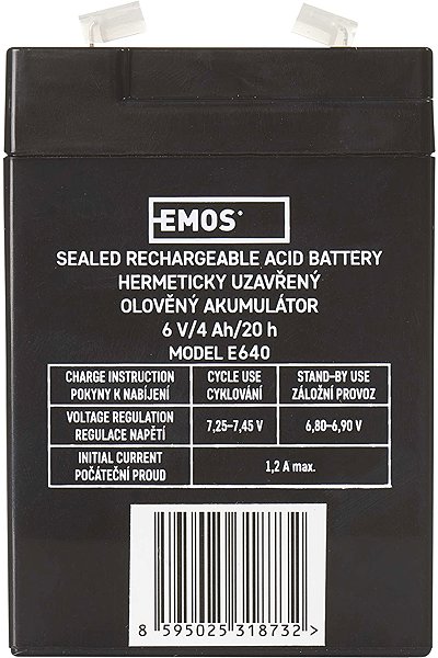 Szünetmentes akkumulátor EMOS 3810 csere UPS akkumulátor (P2301, P2304, P2305, P2308) ...